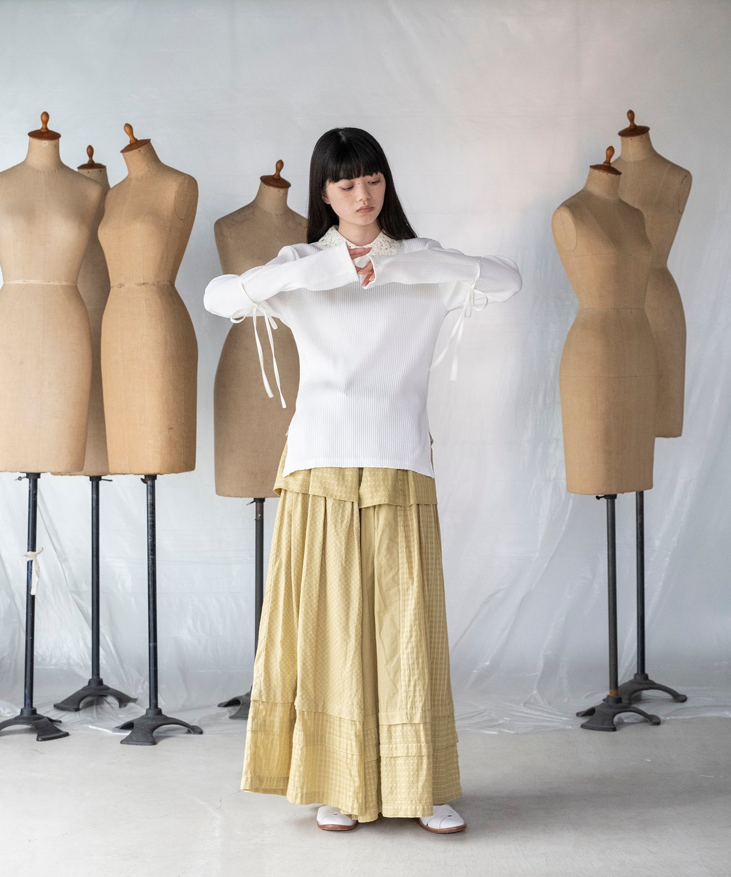 LACE COLLAR TOP / レースカラートップ