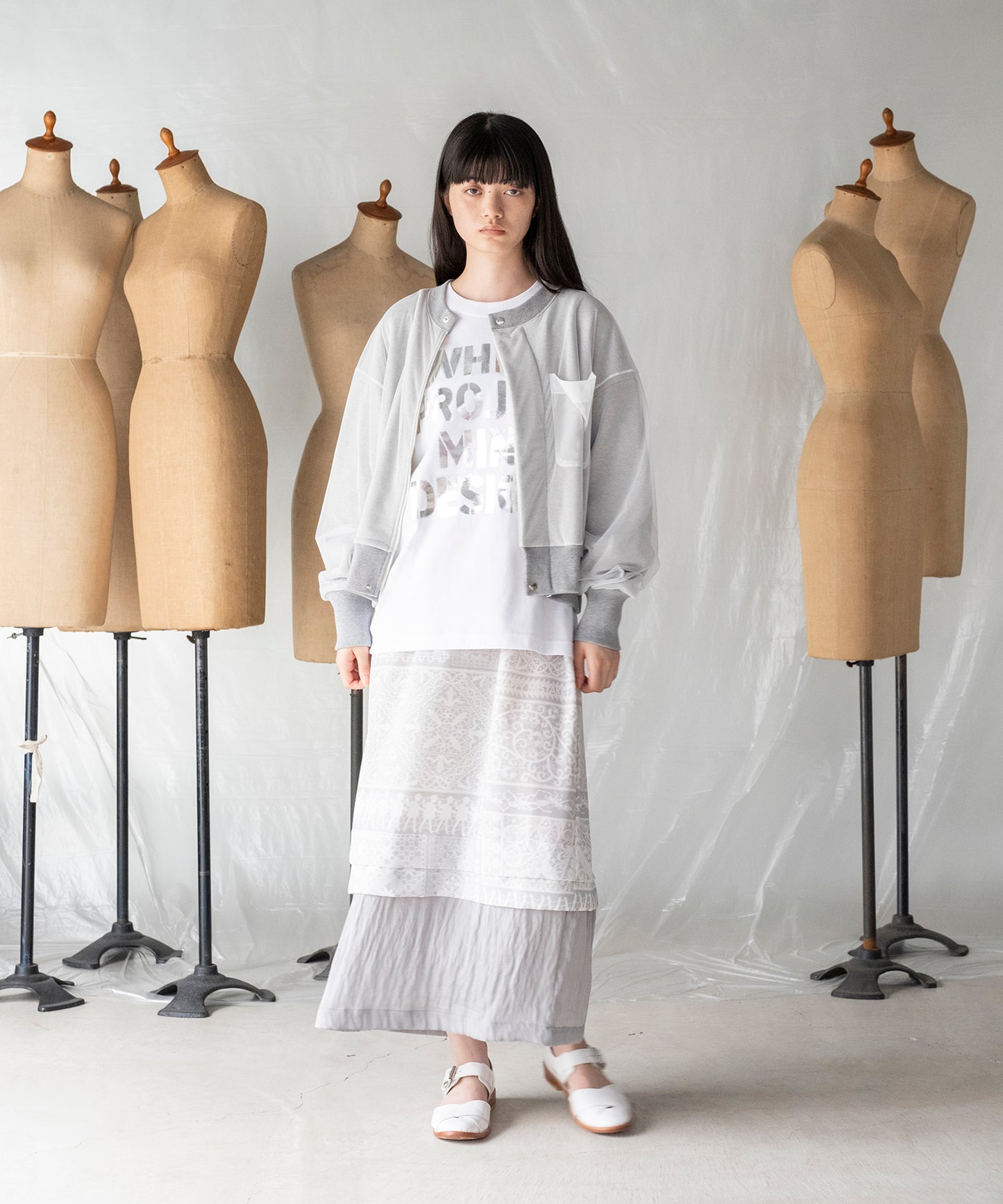 LACE COLLAGE SKIRT / レースコラージュスカート
