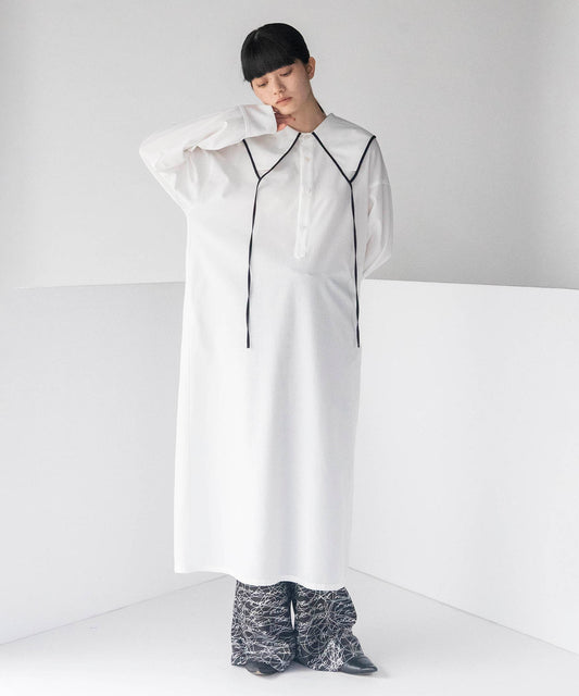 NEGATIVE SPACE COLLAR DRESS