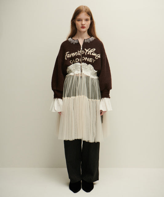 78℃ knit zipup