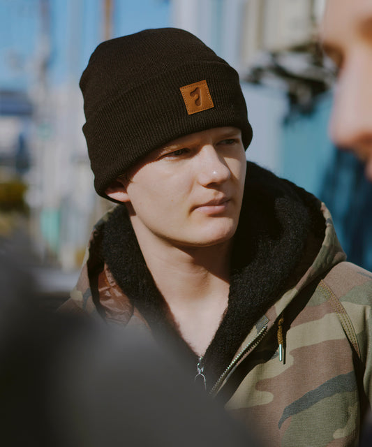 JIEDA PATCH KNIT CAP