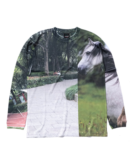 DIRECT PRINT L/S T-SHIRT
