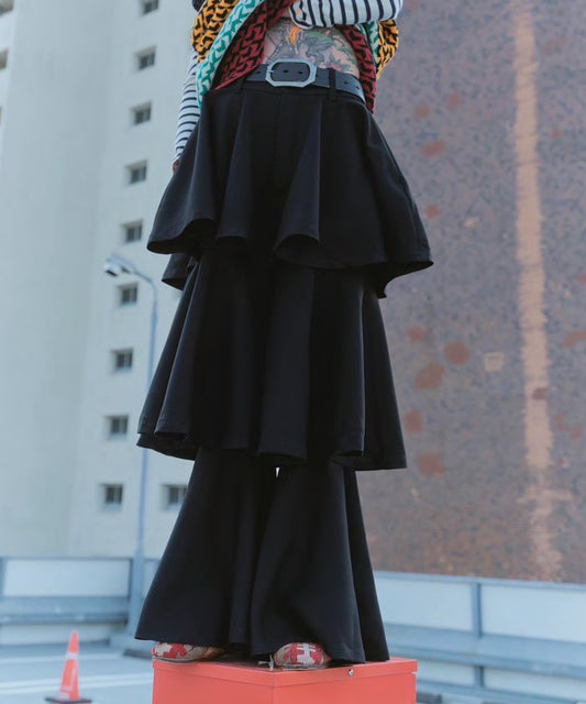 【 Marche Fleur 】Frill Skirt Pants