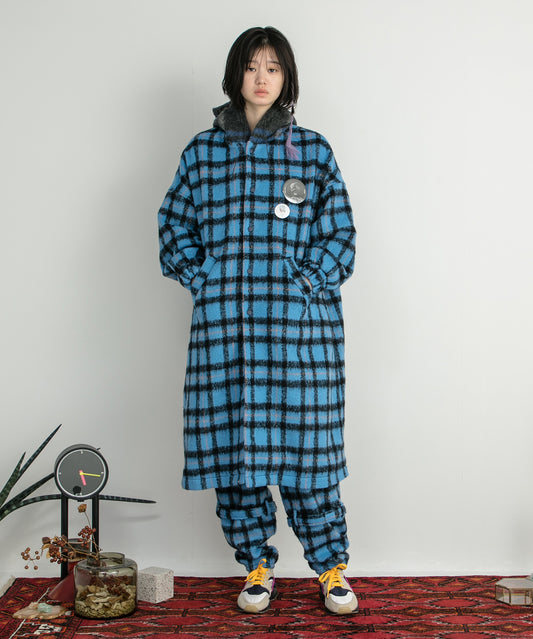 Wool Shaggy Coach Coat