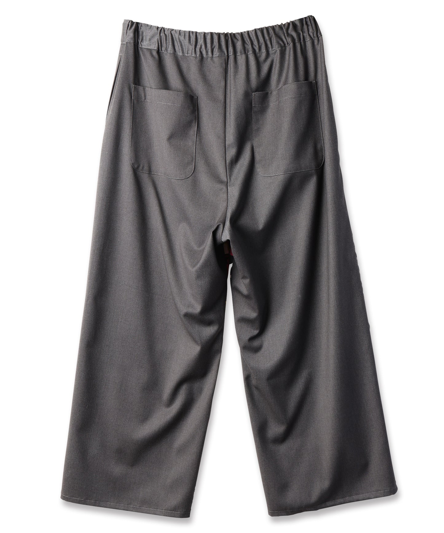 ANLIO × YEAH RIGHT!! Patchwork Wide Easy Pants（Charcoal）