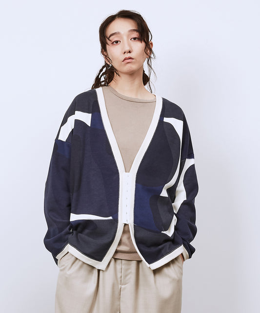 リキッドバブルSWホックカーディガン
