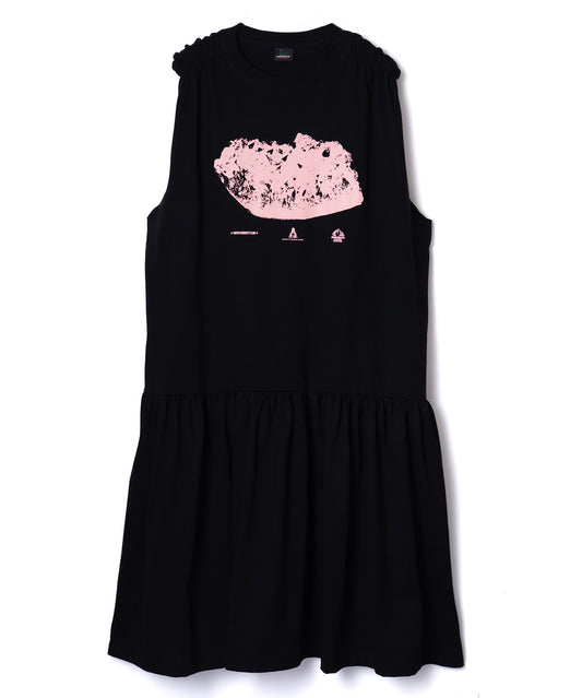 GATHER SLEEVE ONE-PIECE