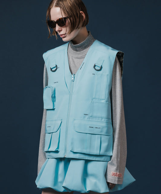 REVERSIBLE MULTI POCKET VEST