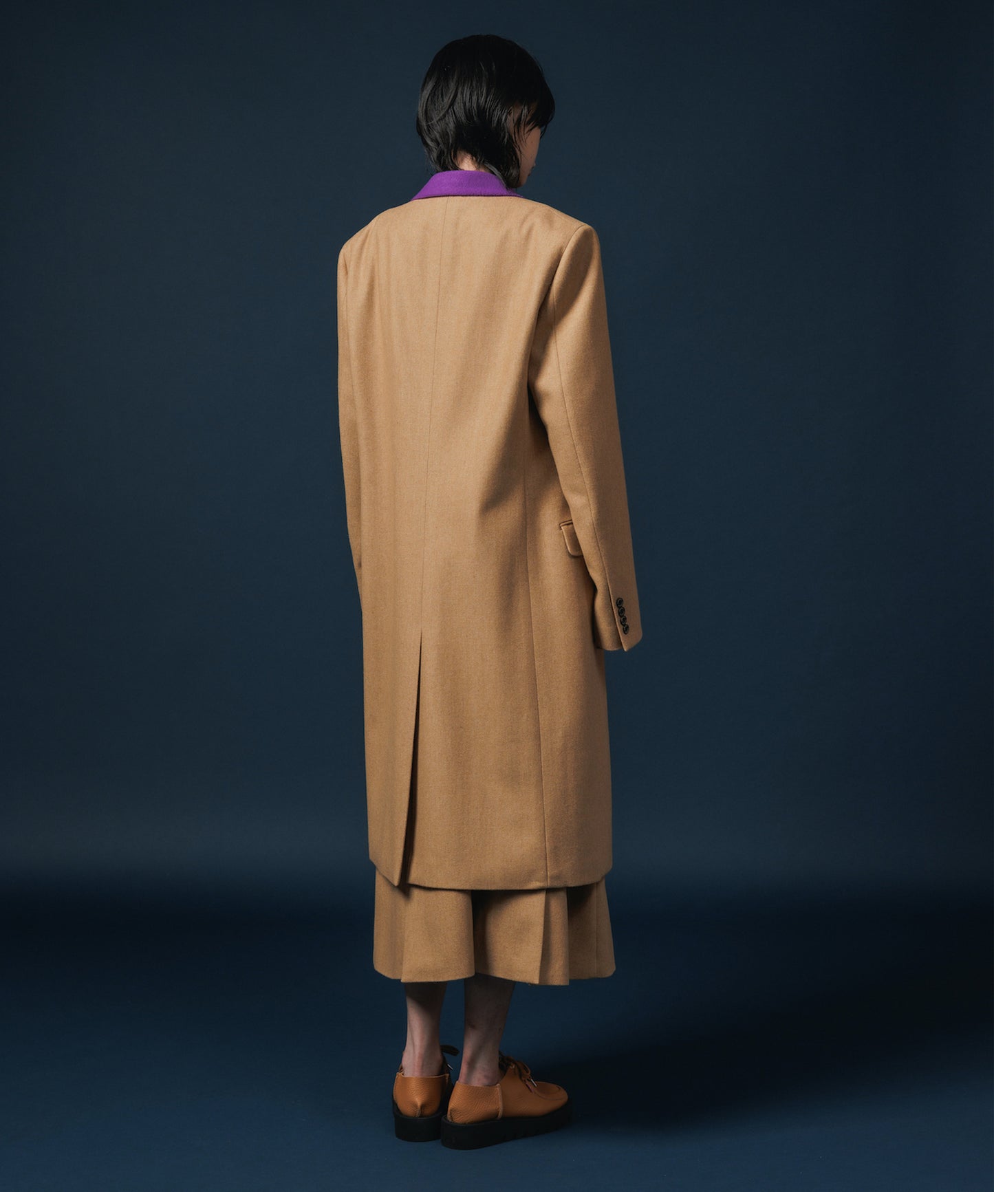 WOOL LONG SKIRT