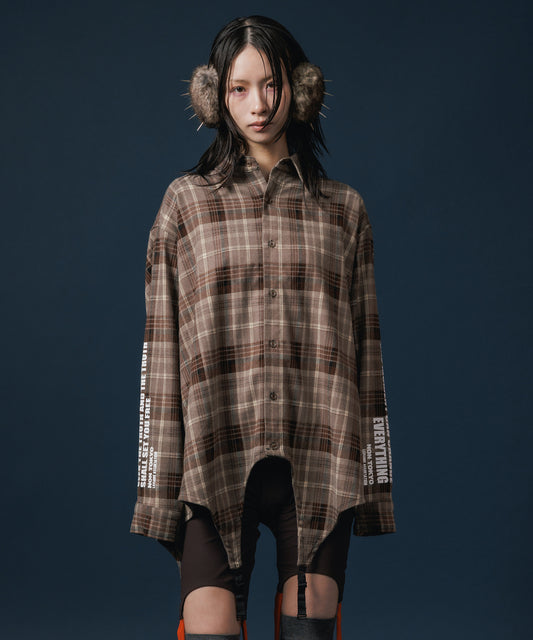 2WAY FLANNEL CHECK SHIRT