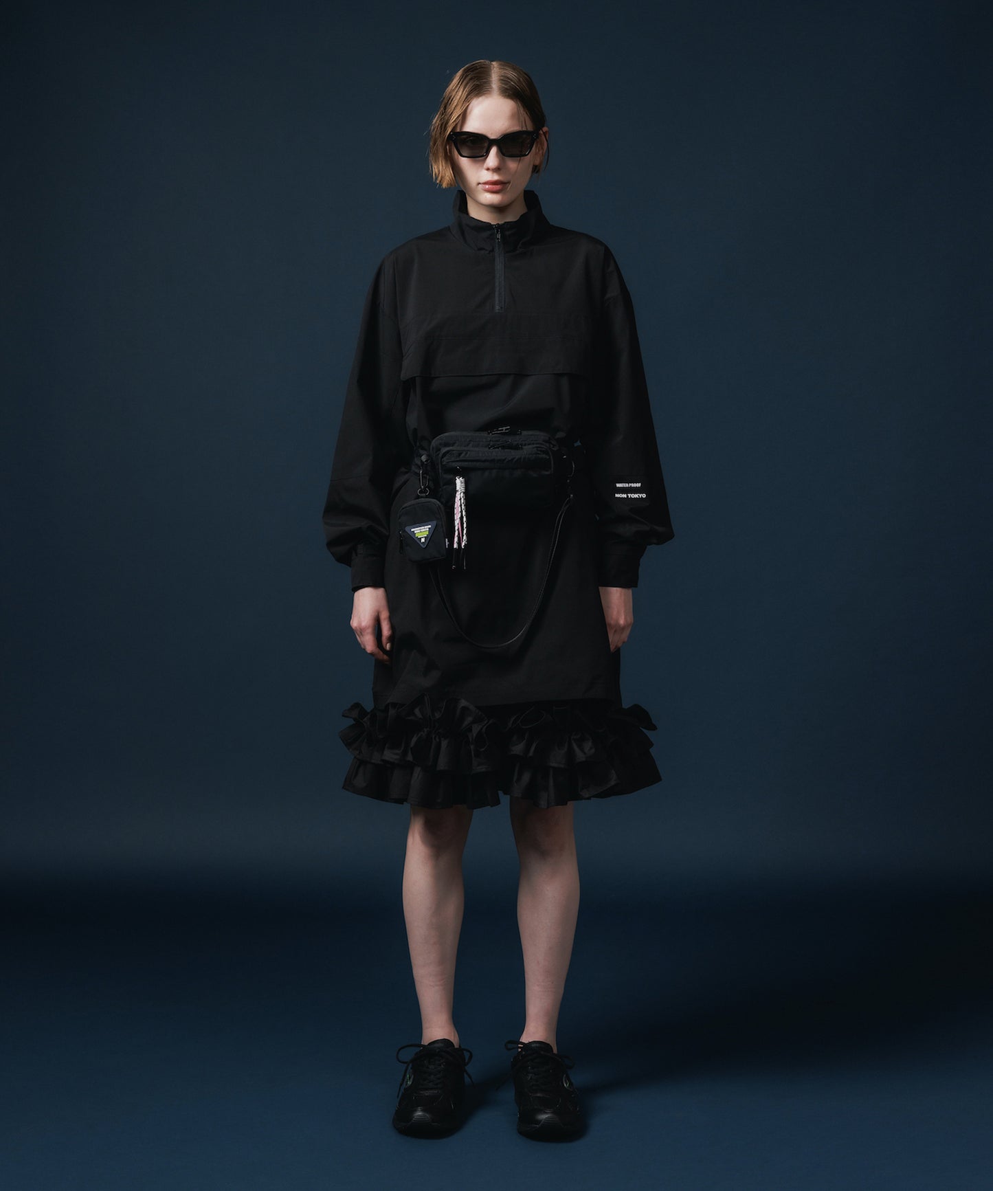 FRILL LAYER NYLONONE-PIECE