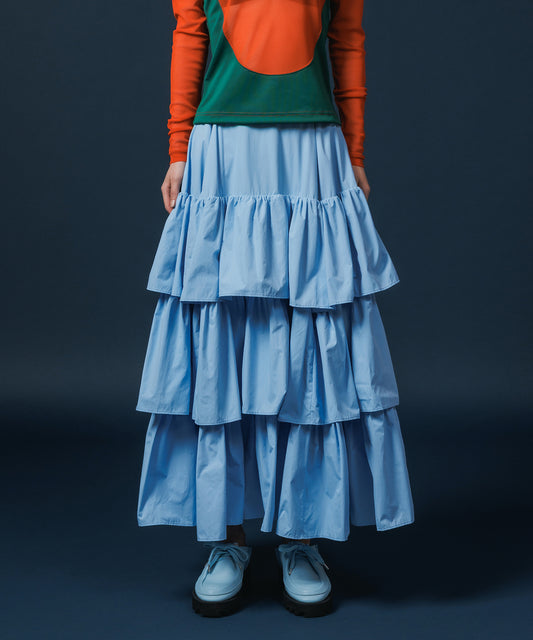 NYLON TIEREDSKIRT