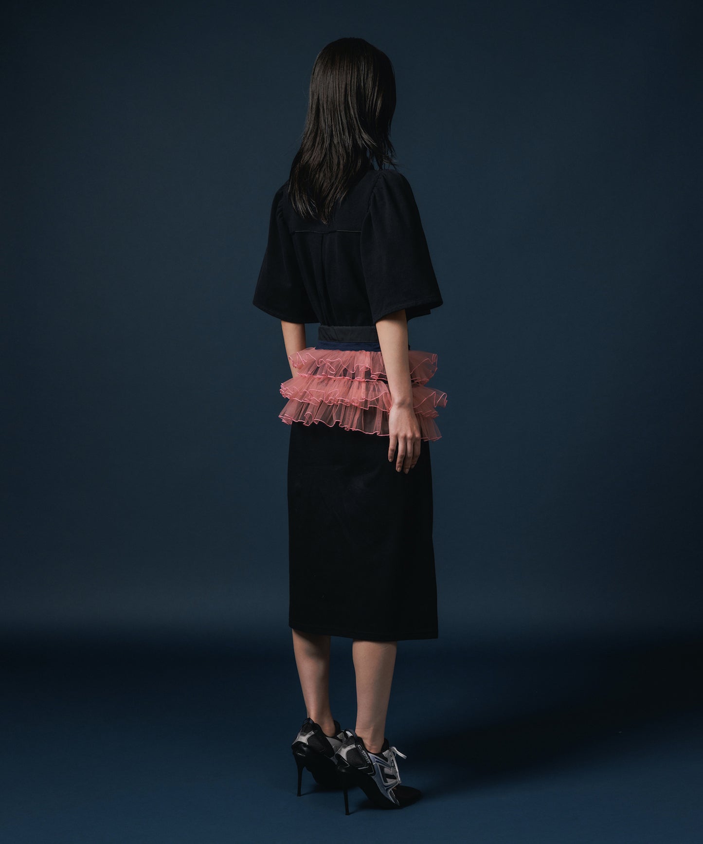 TULLE FRILL BELT