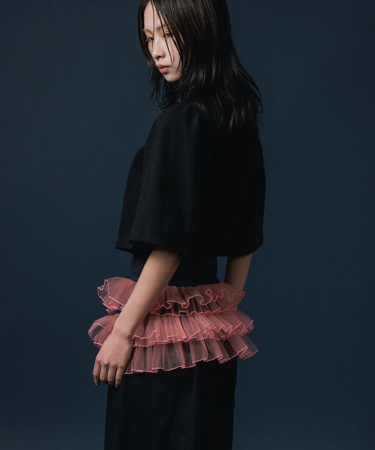 TULLE FRILL BELT