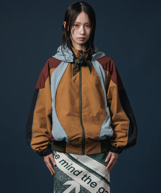 REVERSIBLE SWITCHING BLOUSON & SCARF