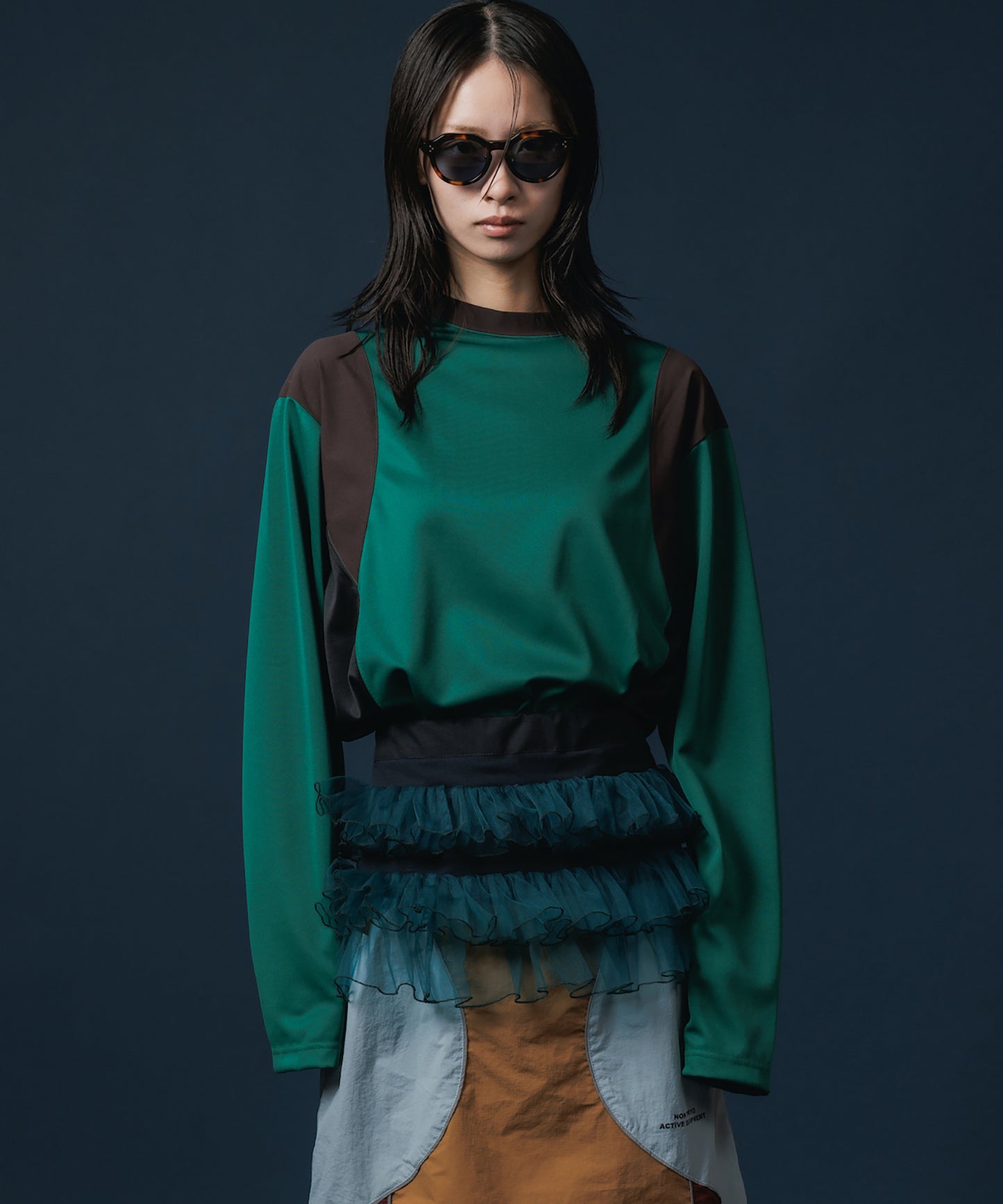 TULLE FRILL BELT