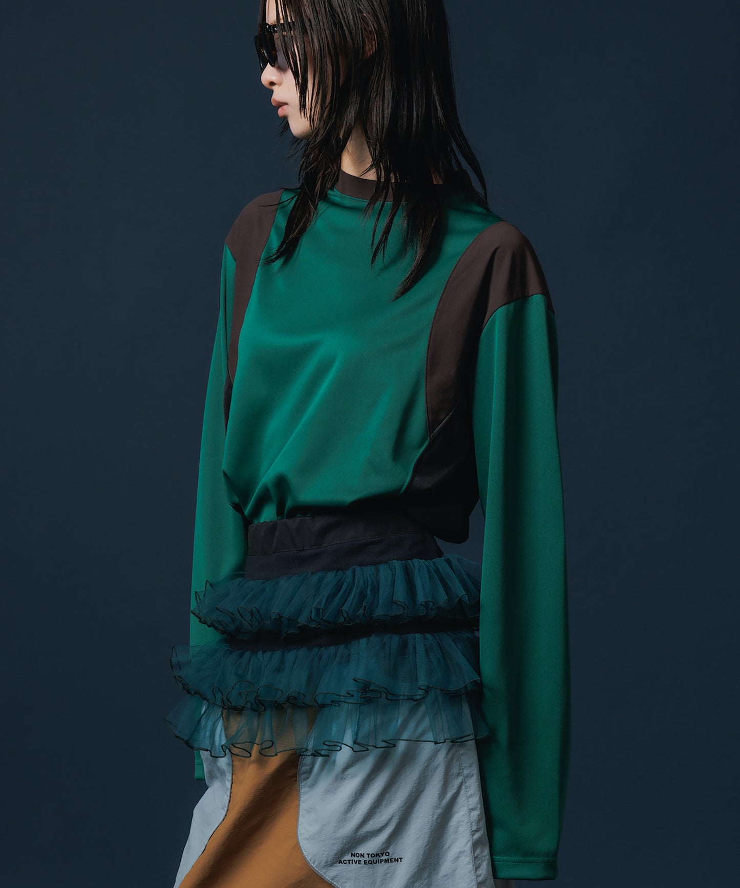 TULLE FRILL BELT