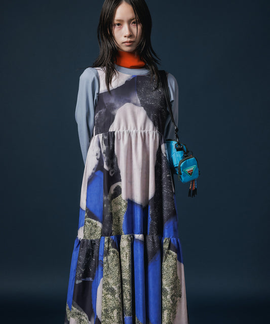 REVERSIBLE GATHER ONE-PIECE