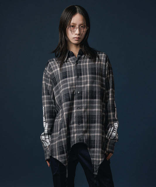2WAY FLANNEL CHECK SHIRT