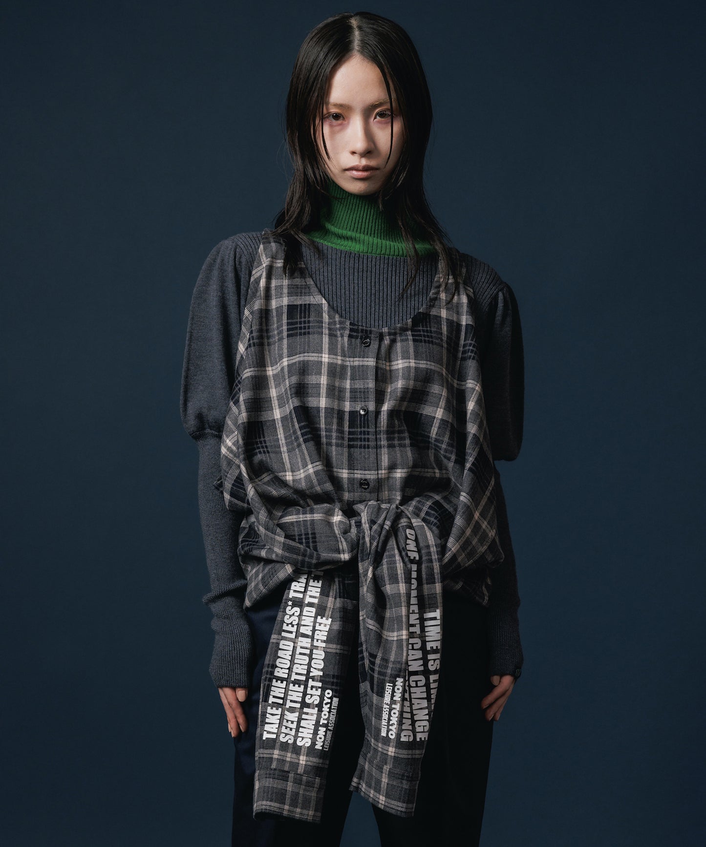 2WAY FLANNEL CHECK SHIRT