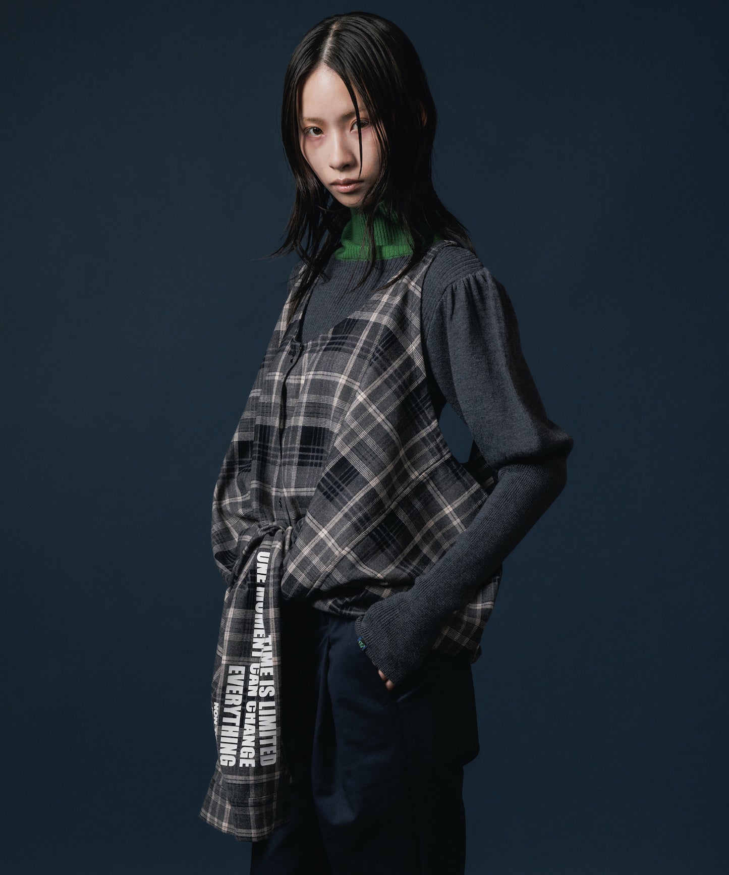 2WAY FLANNEL CHECK SHIRT