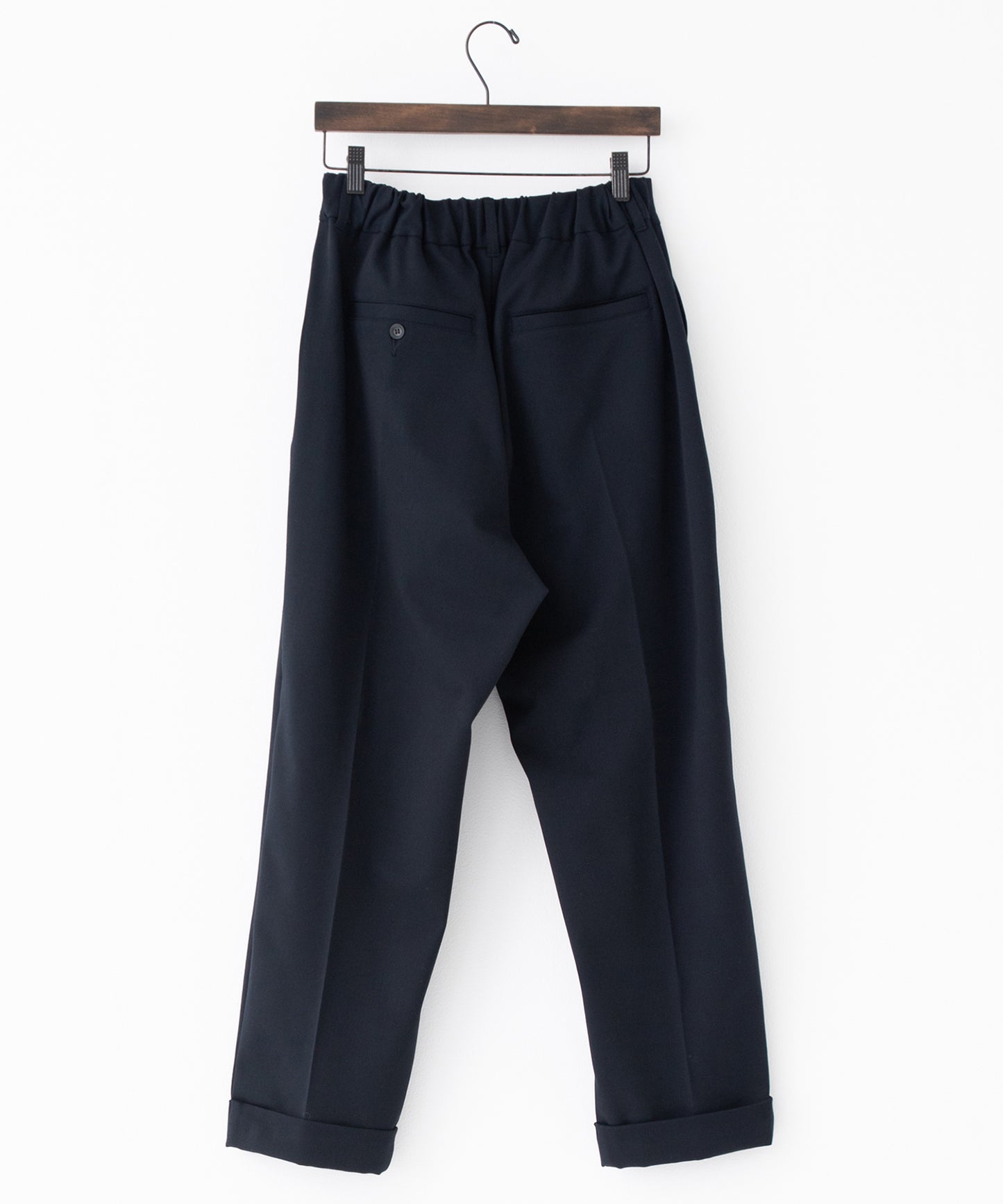 gabardine two-tuck slacks