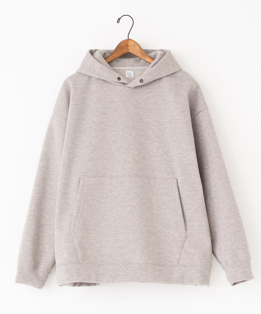 knit melton hoodie pullover