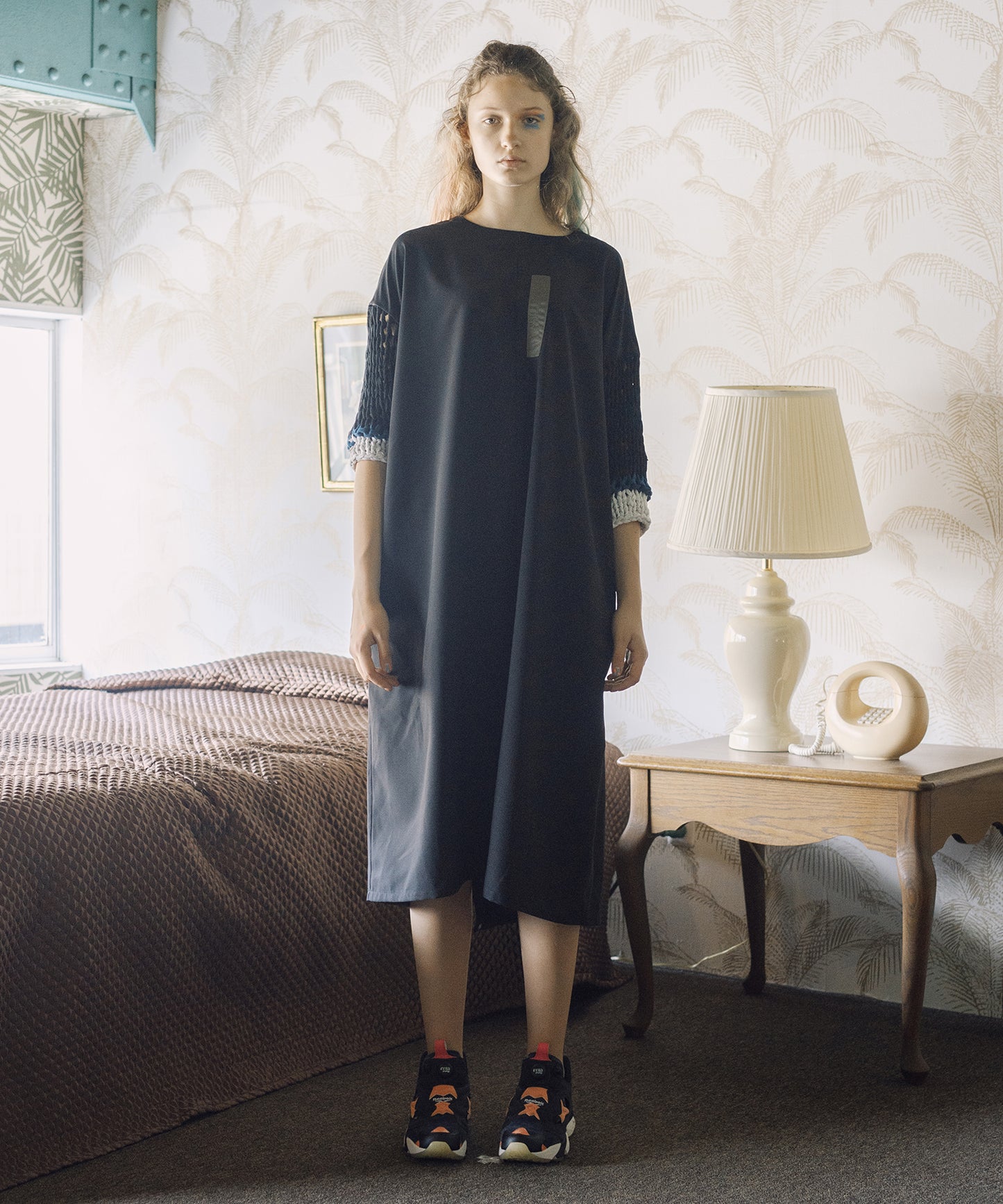 Loose Sleeve Military One-piece