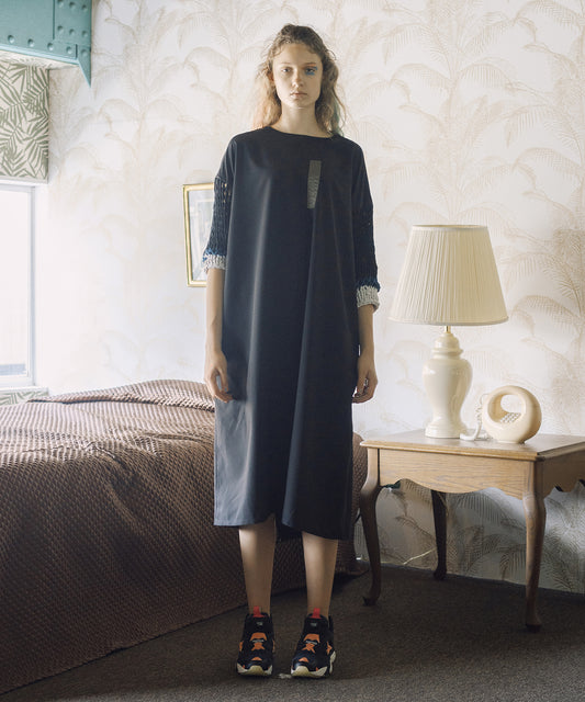 Loose Sleeve Military One-piece