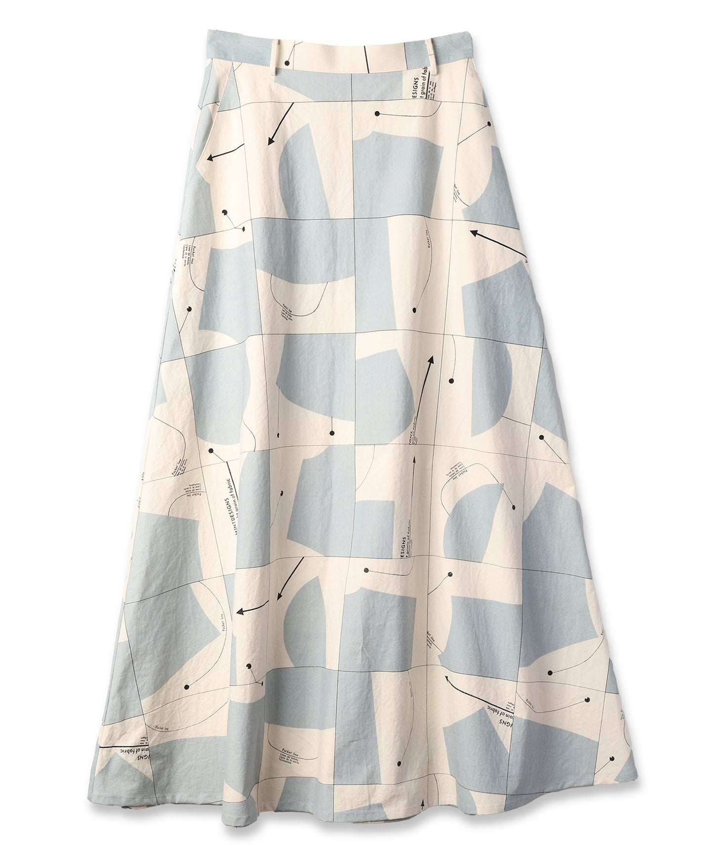 PATTERN SHUFFLE SKIRT / パターンシャッフルスカート