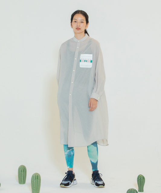 Patchwork Pocket Dress Shirt