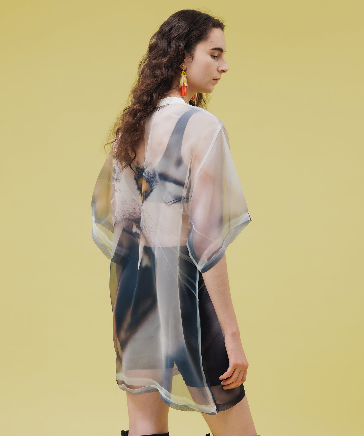 DIRECT PRINT SHEER T-SHIRT