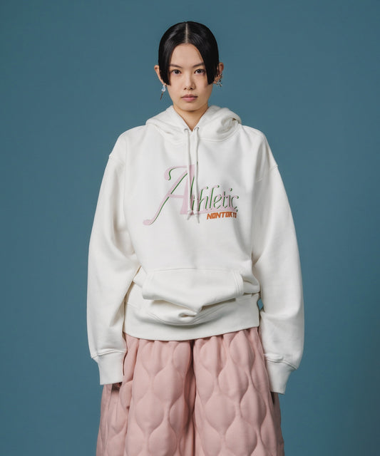 PRINT PULLOVER SWEAT PARKA(Athletic)