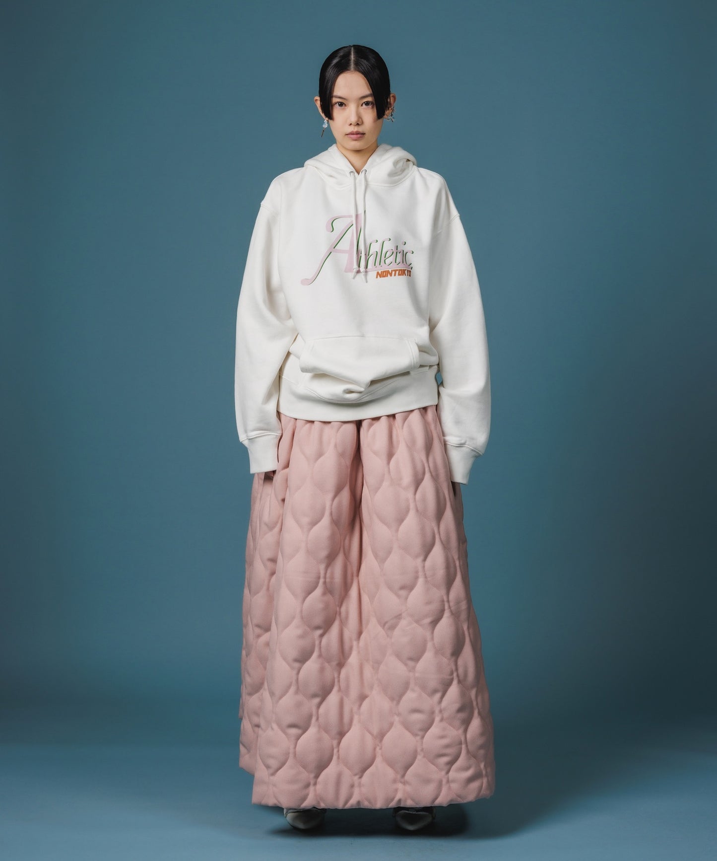 PRINT PULLOVER SWEAT PARKA(Athletic)