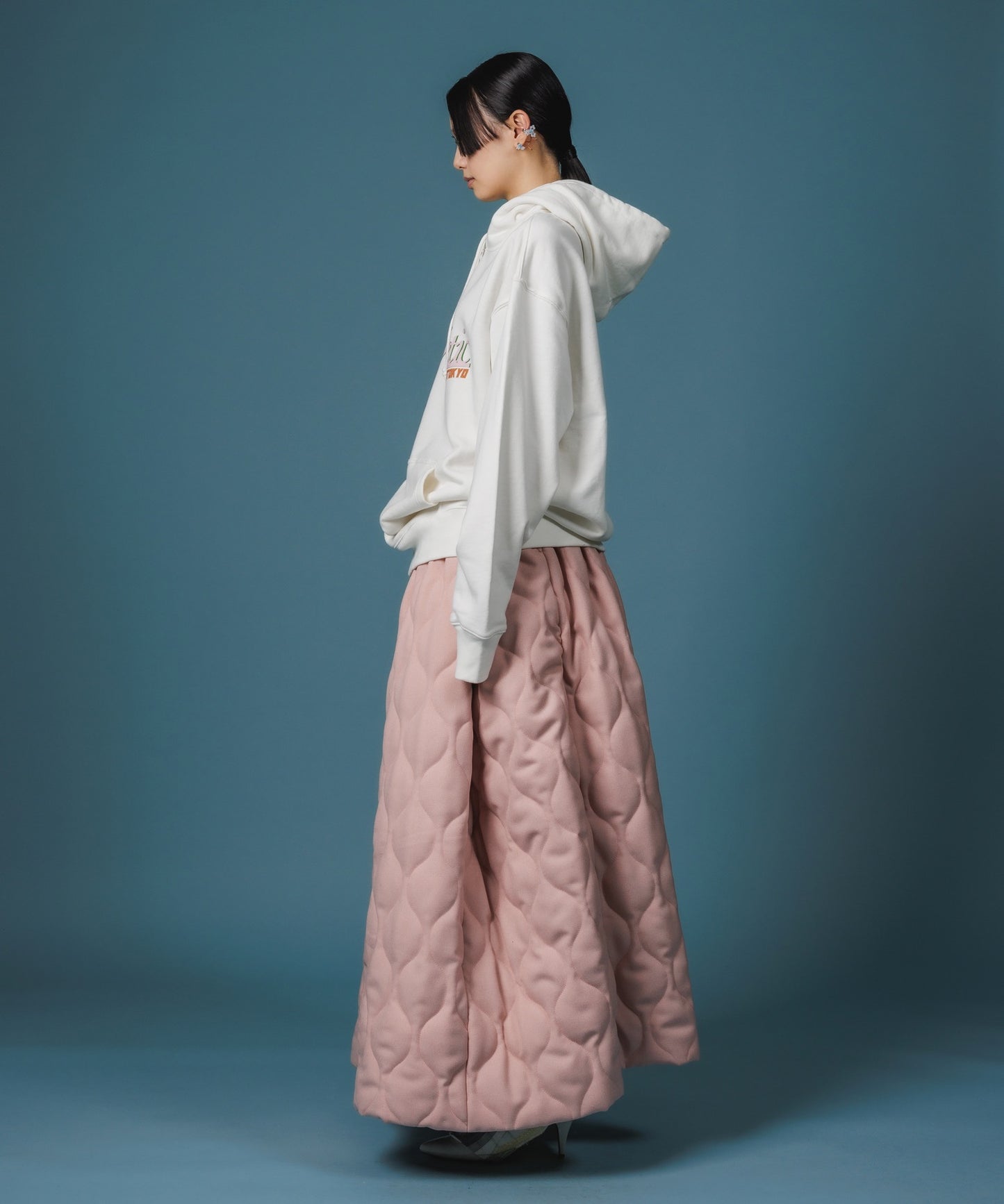 PRINT PULLOVER SWEAT PARKA(Athletic)
