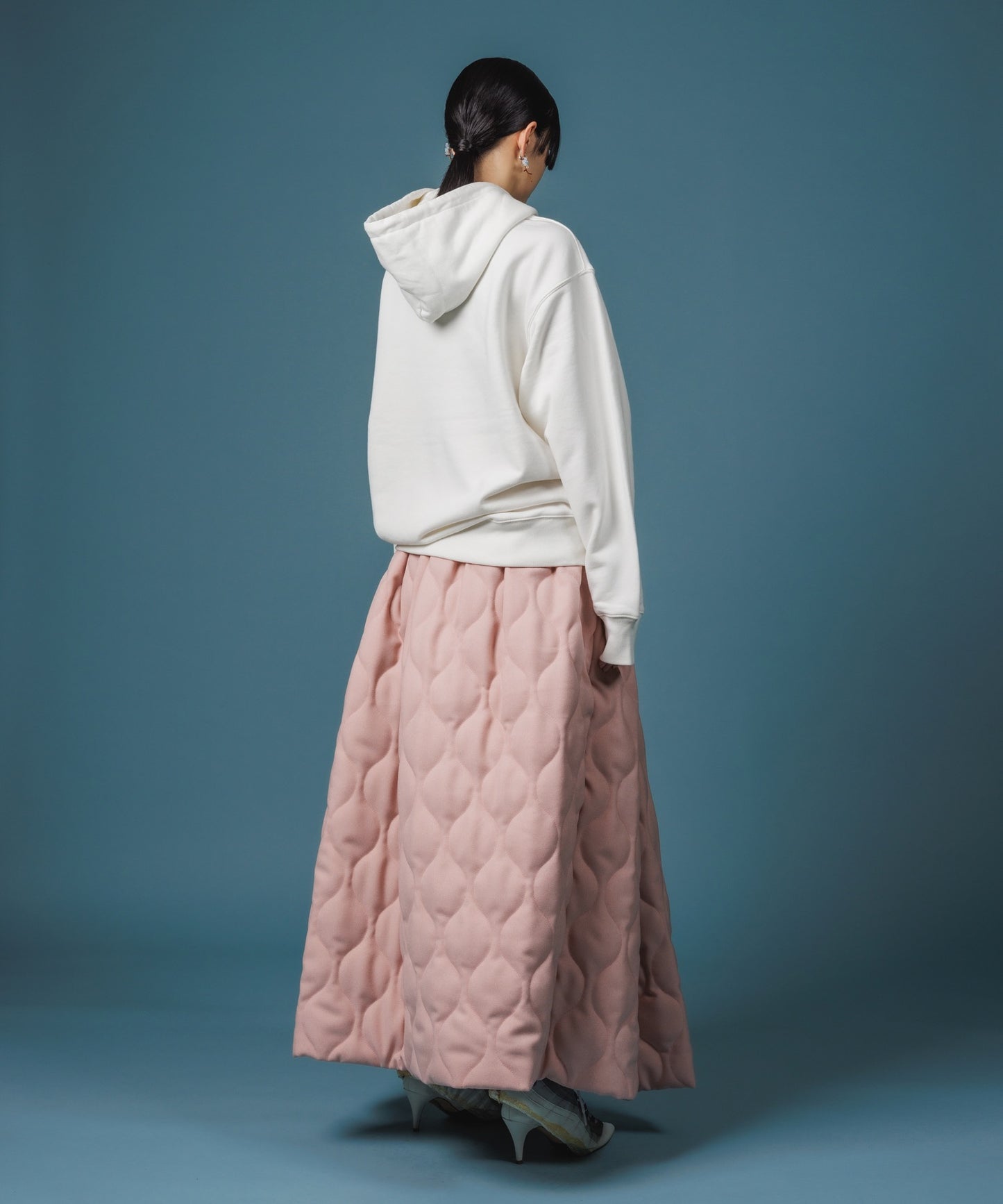 PRINT PULLOVER SWEAT PARKA(Athletic)