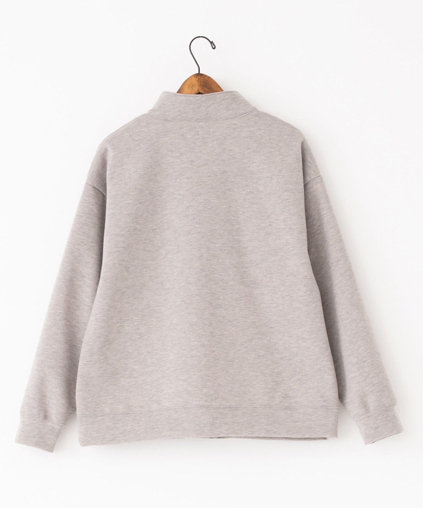 knit melton skipper sweater