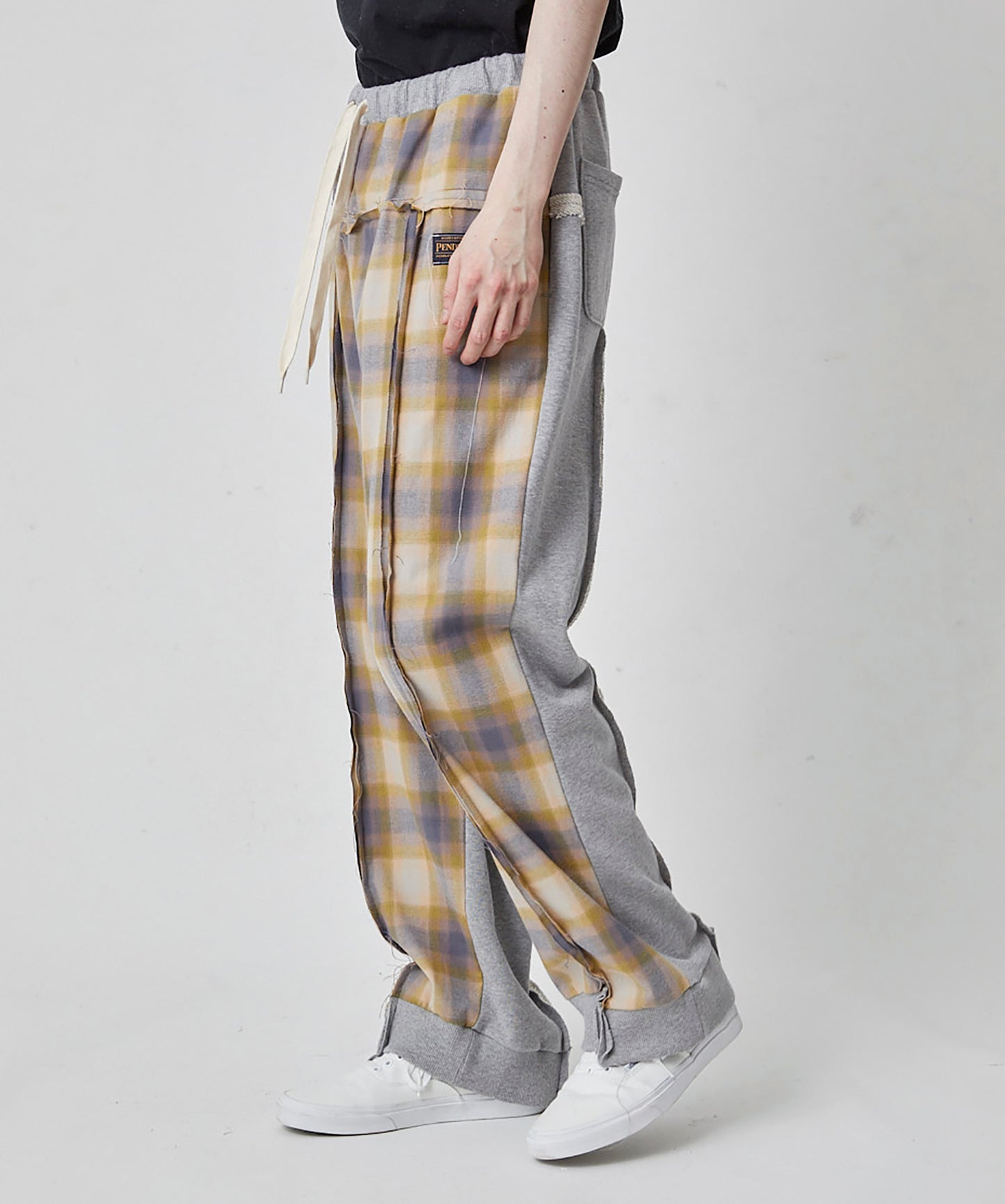 PENDLETON MIX WIDE SWEAT PANTS 】