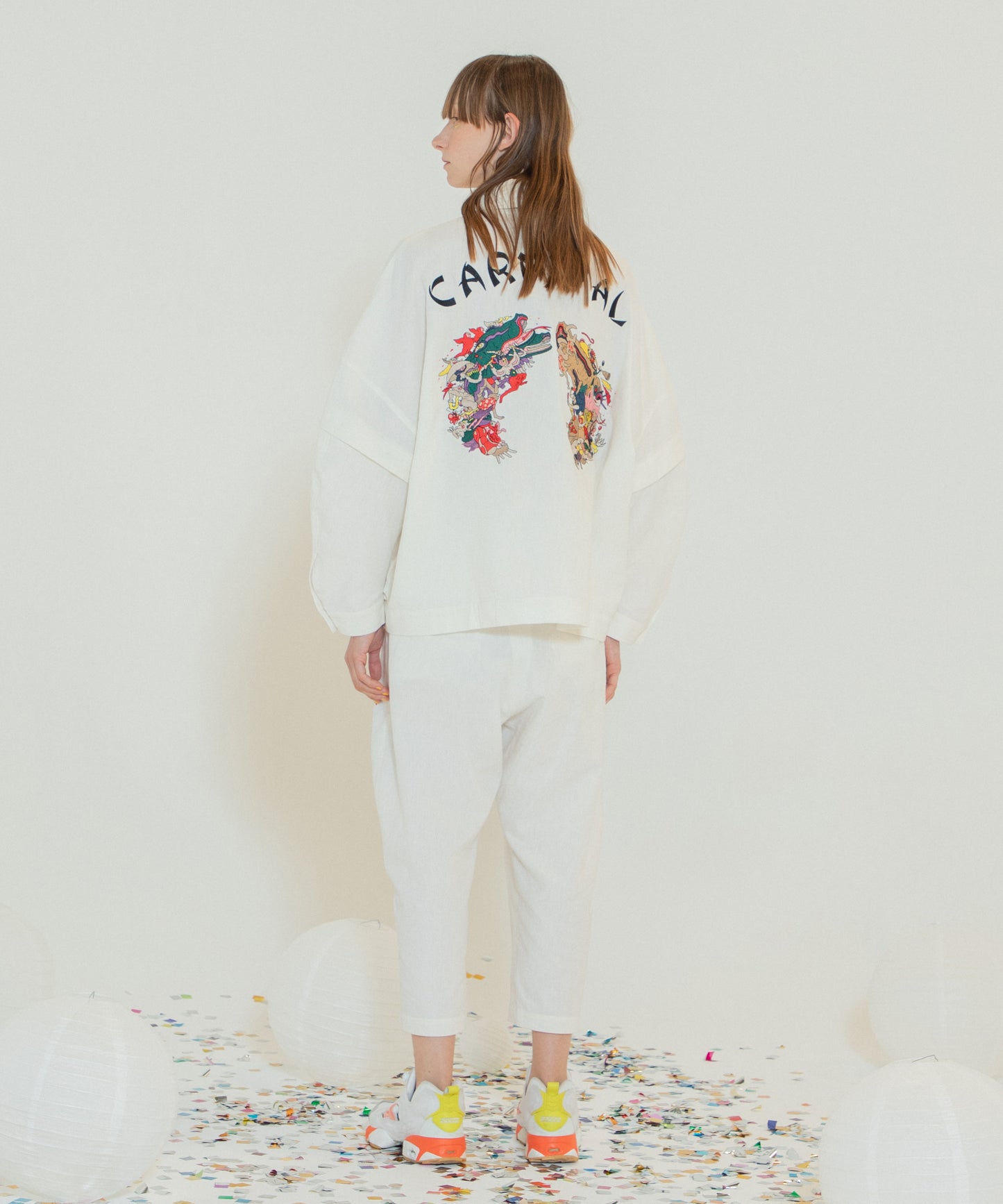 Linen UTAGE Embroi Blouson