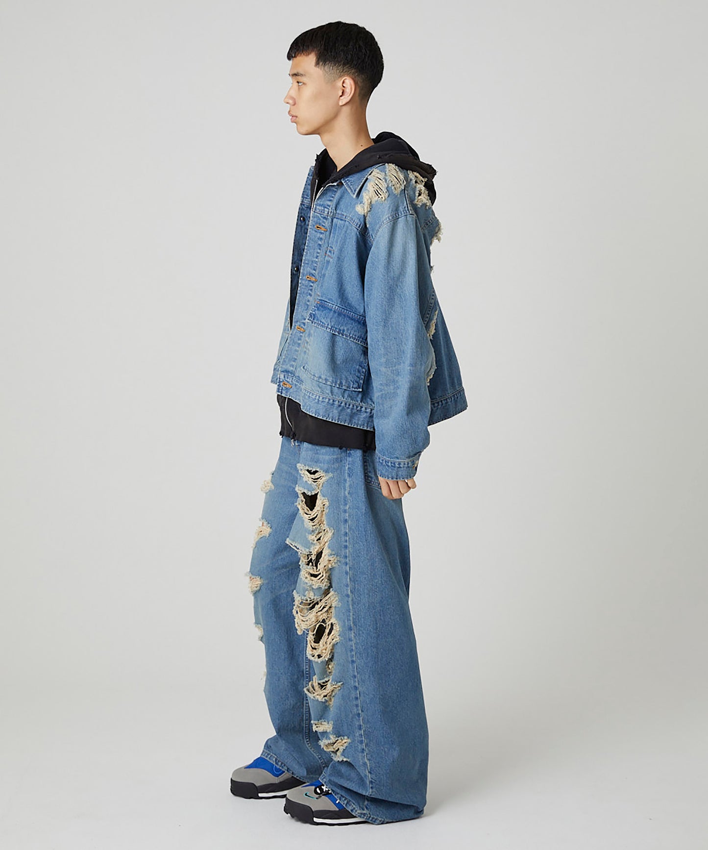 BORO DENIM BLOUSON