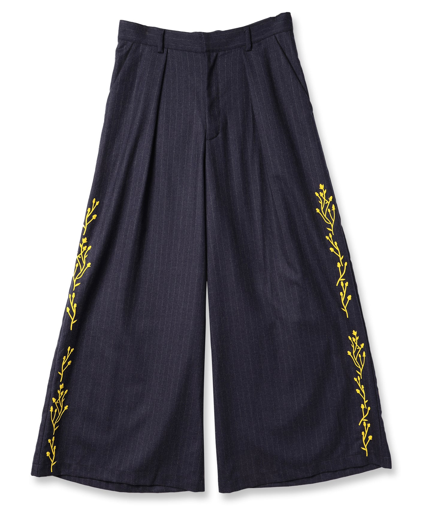 【 Marche Fleur 】Flower Print Wide Pants