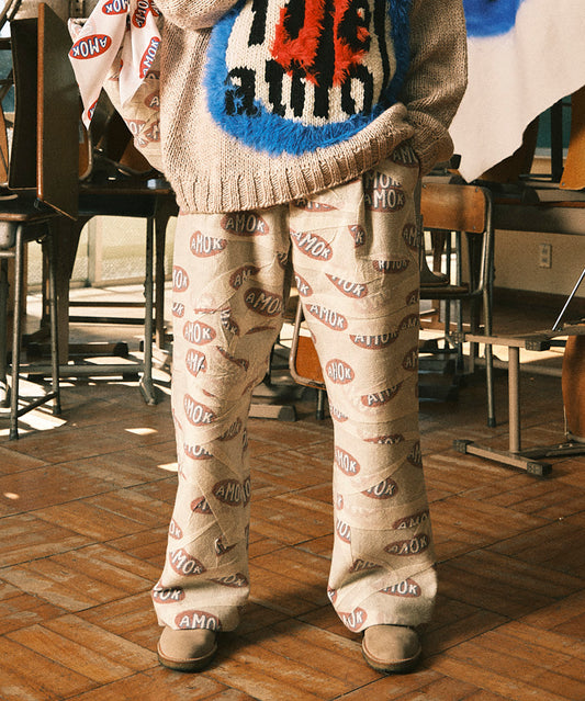 NEEDLE PUNCH PANTS