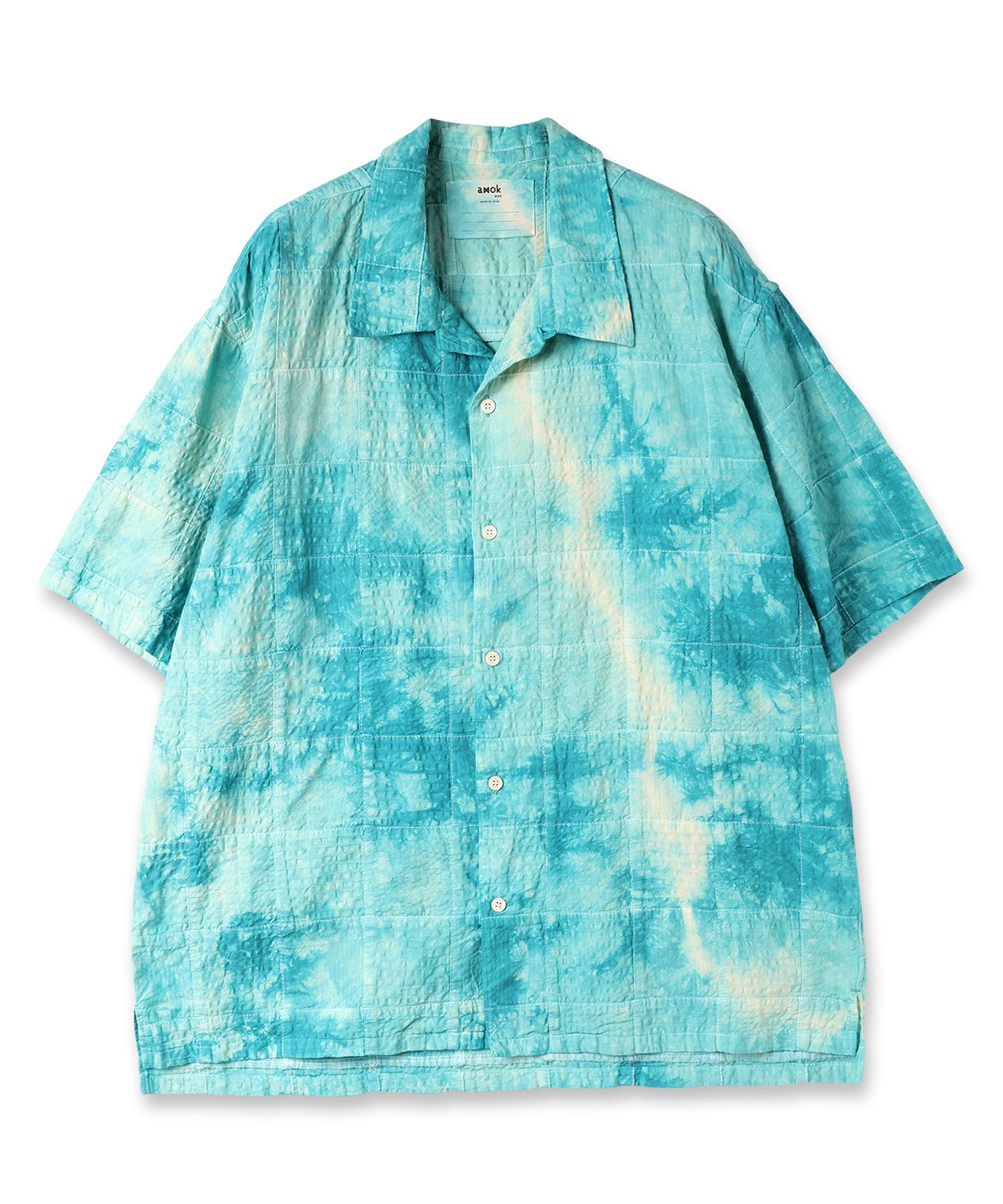 TIE-DYE PATCHWORK SHIRT