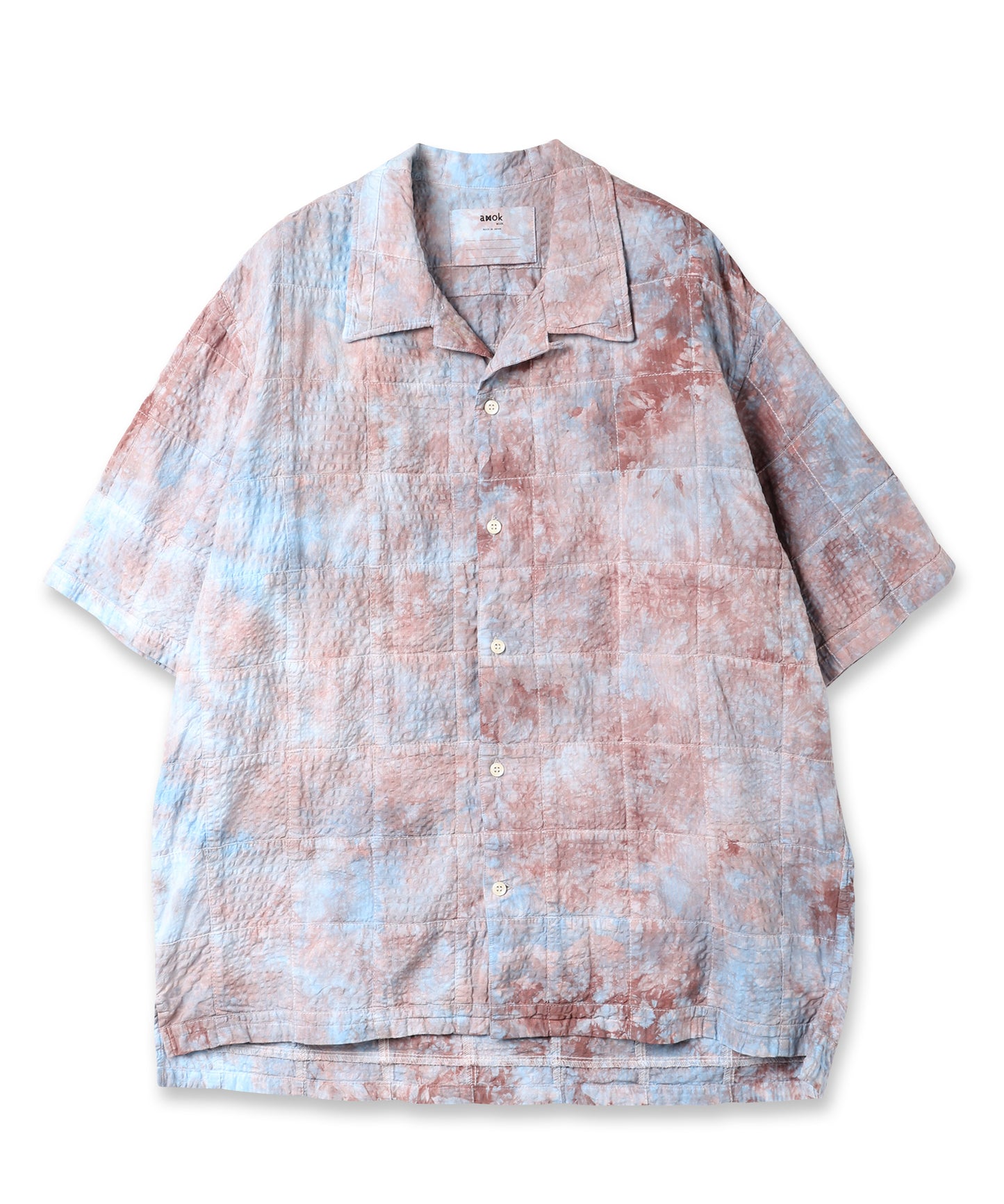TIE-DYE PATCHWORK SHIRT
