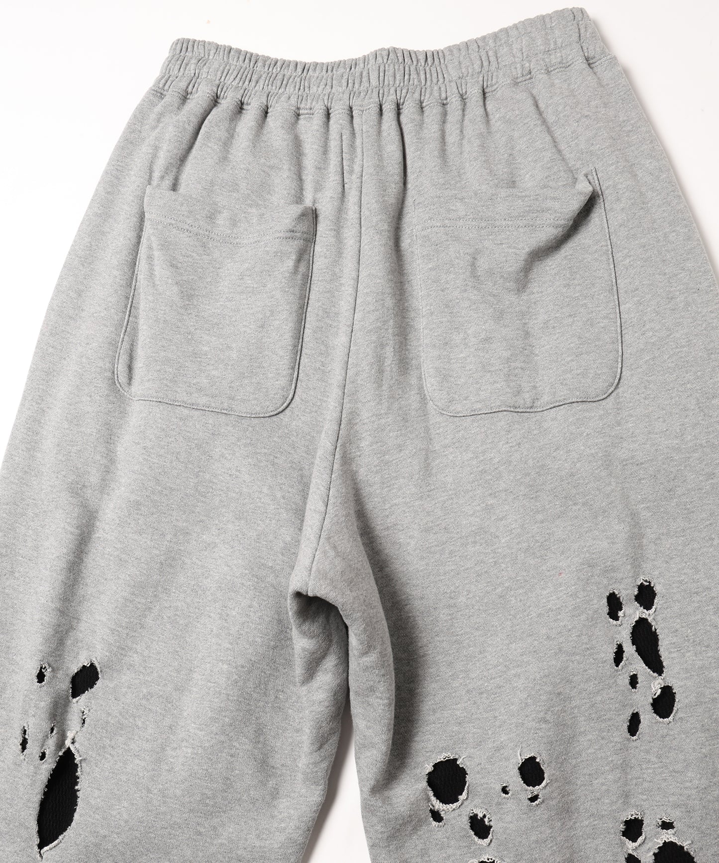 DAMAGE LAYERED SWEAT PANTS　