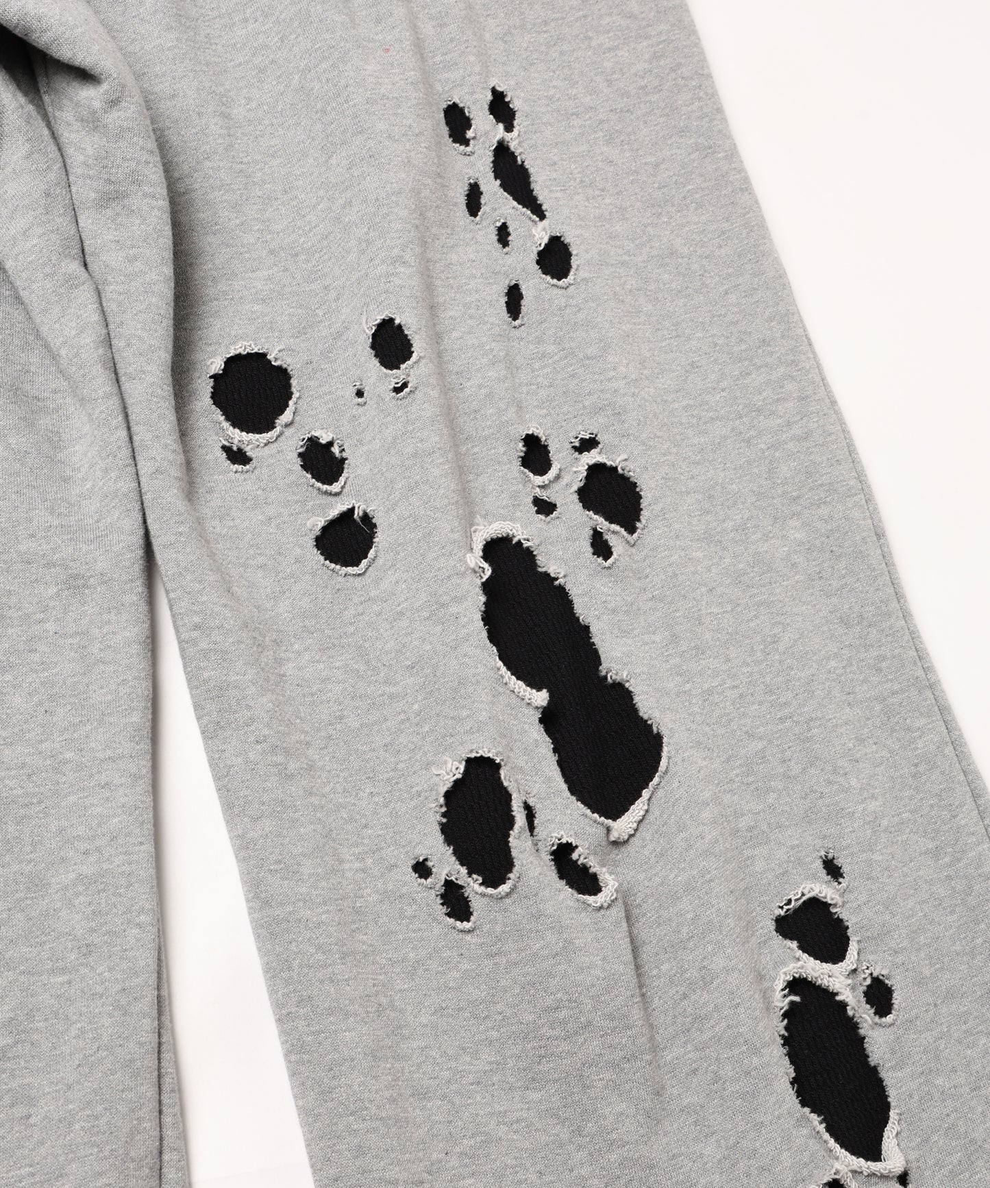 DAMAGE LAYERED SWEAT PANTS　