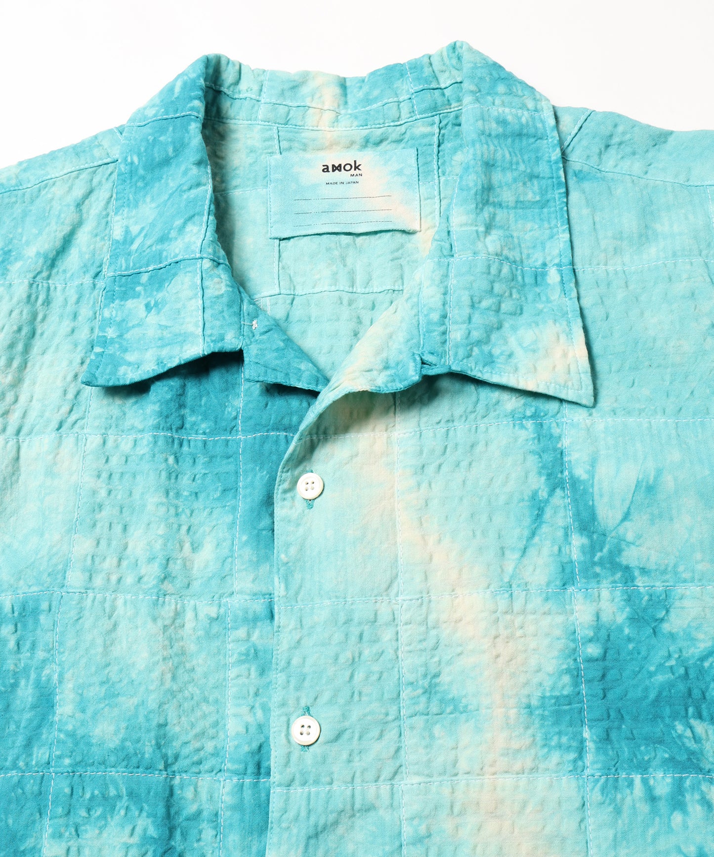 TIE-DYE PATCHWORK SHIRT