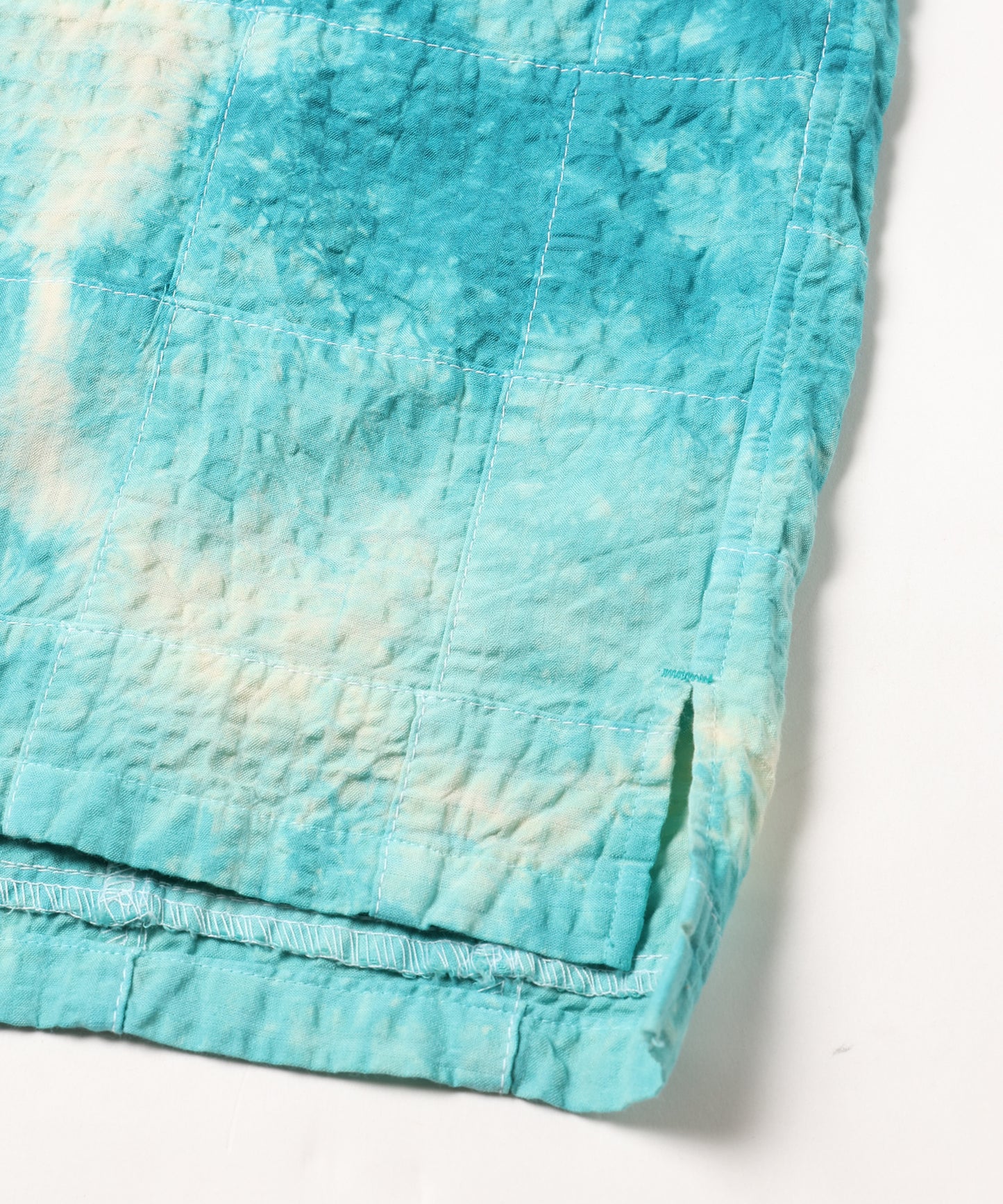 TIE-DYE PATCHWORK SHIRT