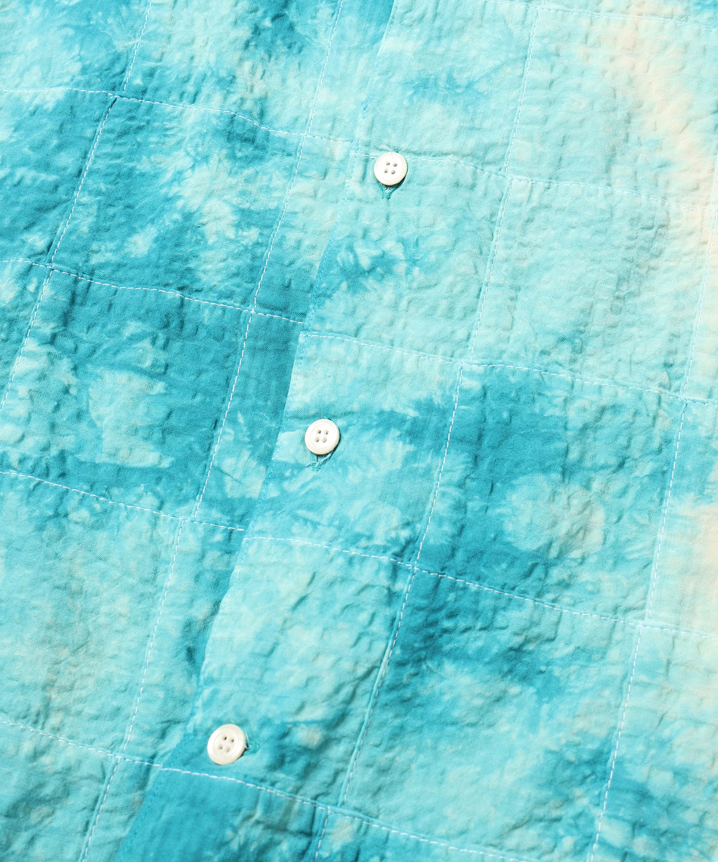 TIE-DYE PATCHWORK SHIRT