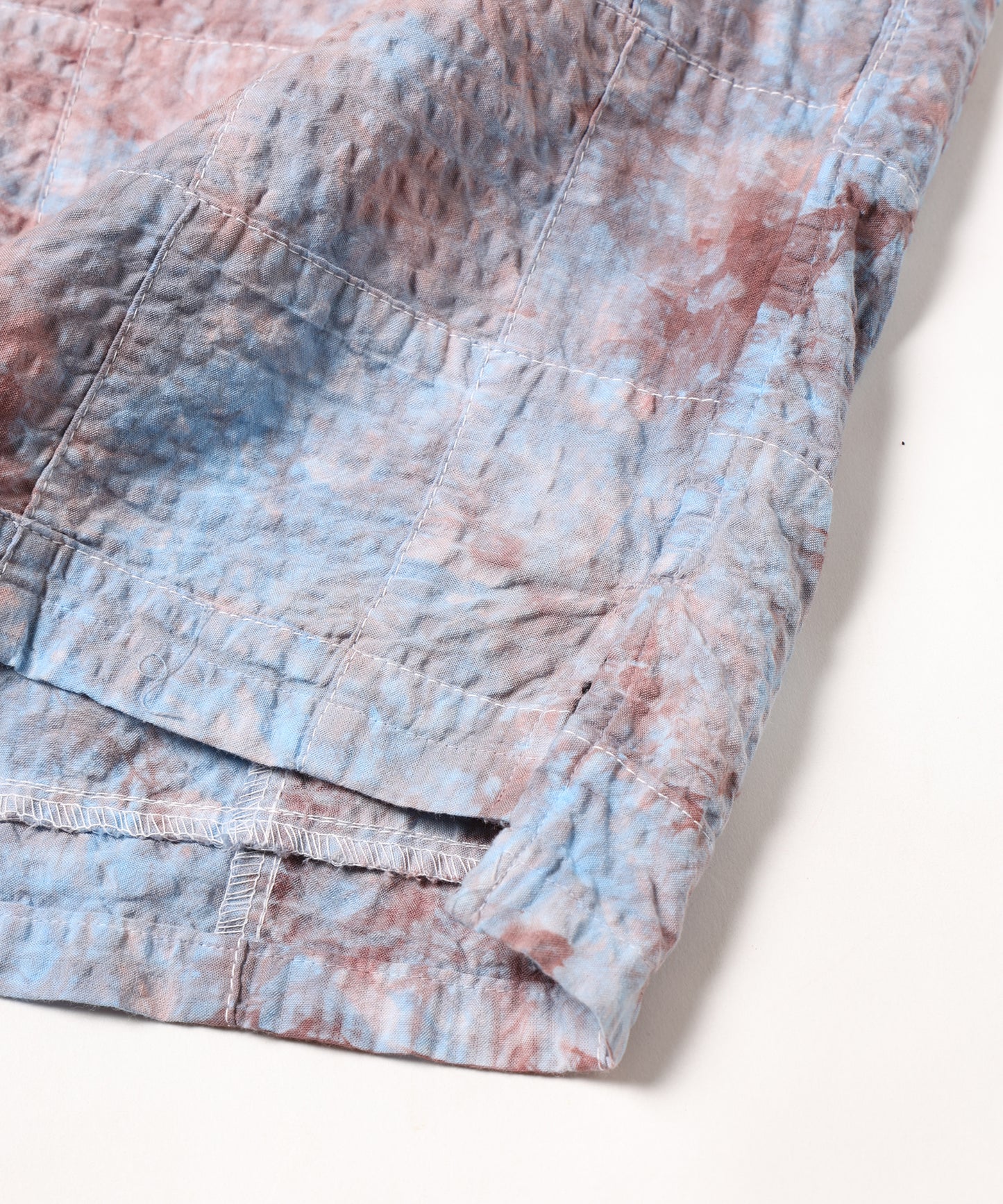 TIE-DYE PATCHWORK SHIRT